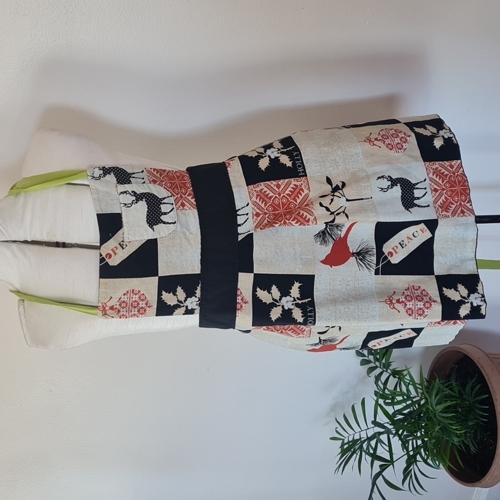 Halloween Apron reversible two style